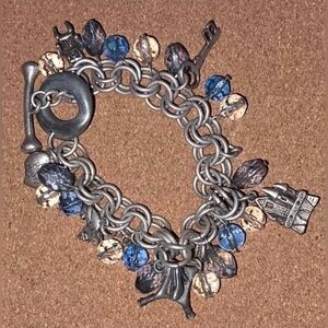 Vintage Princess Themed Charm Bracelet